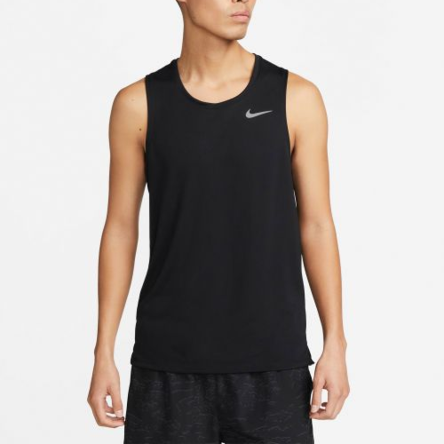 Dri-FIT Miler Running Tank M — Black/Silver