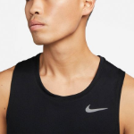 Dri-FIT Miler Running Tank M — Black/Silver