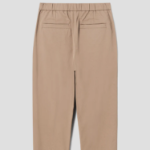 KUHO [Summer Icon Slacks] Linen Blend Baggy 201 Pants - Yellowish Brown