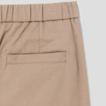 KUHO [Summer Icon Slacks] Linen Blend Baggy 201 Pants - Yellowish Brown