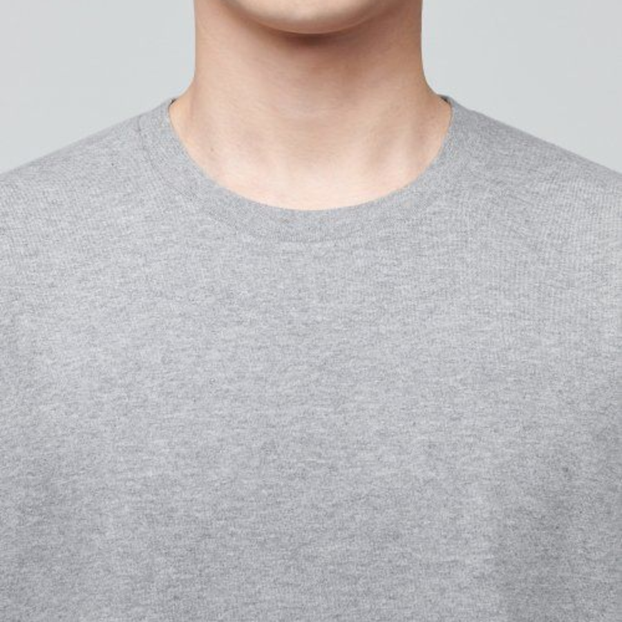 Layered Sleeveless Tank — Regular Length — Medium Gray