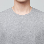 Layered Sleeveless Tank — Regular Length — Medium Gray