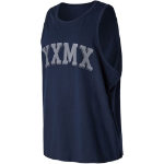 Pure Cotton Arch Logo Sleeveless — Navy