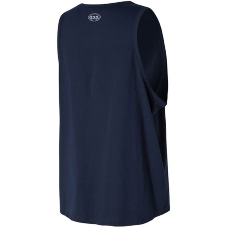 Pure Cotton Arch Logo Sleeveless — Navy