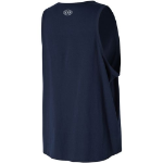 Pure Cotton Arch Logo Sleeveless — Navy