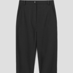 KUHO [Summer Icon Slacks] Linen Blend Baggy 201 Pants - Black
