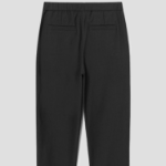 KUHO [Summer Icon Slacks] Linen Blend Baggy 201 Pants - Black