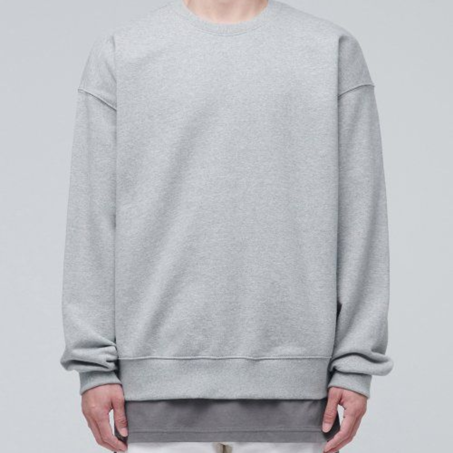 Layered Sleeveless Tank — Long Length — Grey