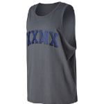 Pure Cotton Arch Logo Sleeveless — Grey