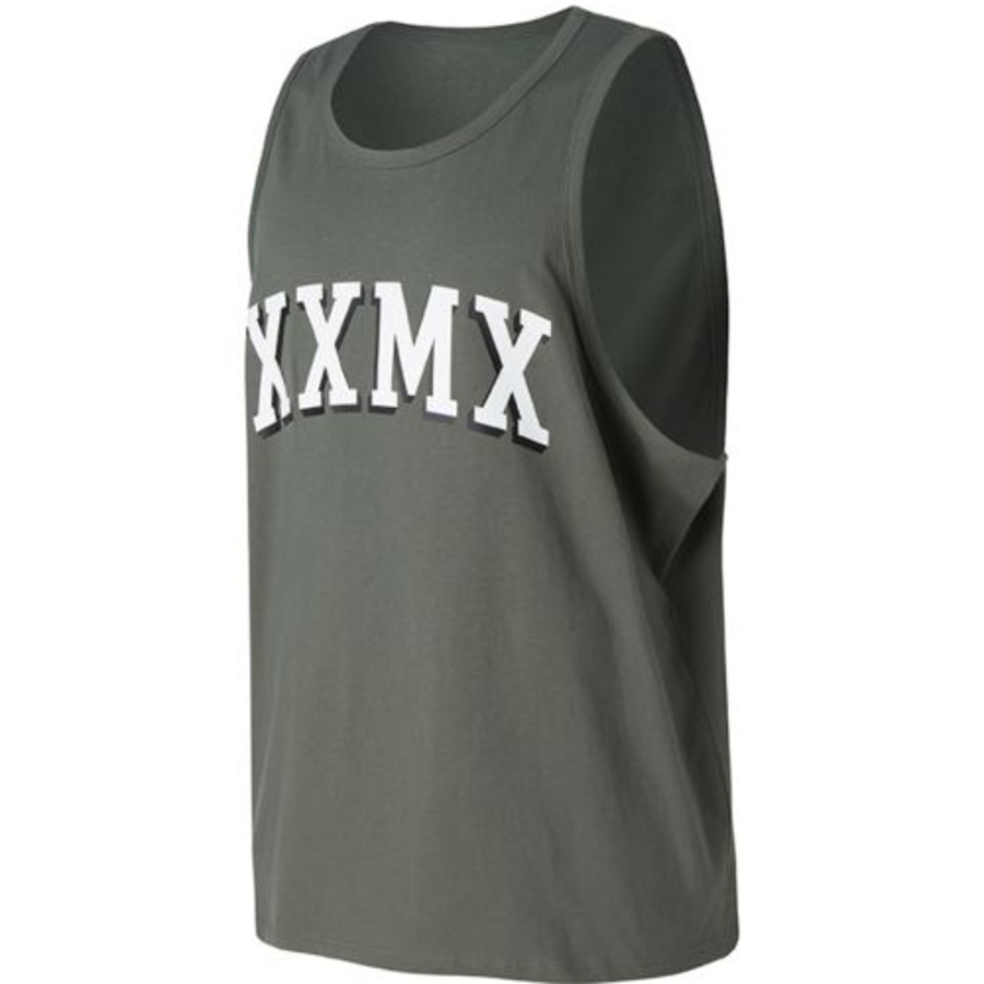 Pure Cotton Arch Logo Sleeveless — Khaki