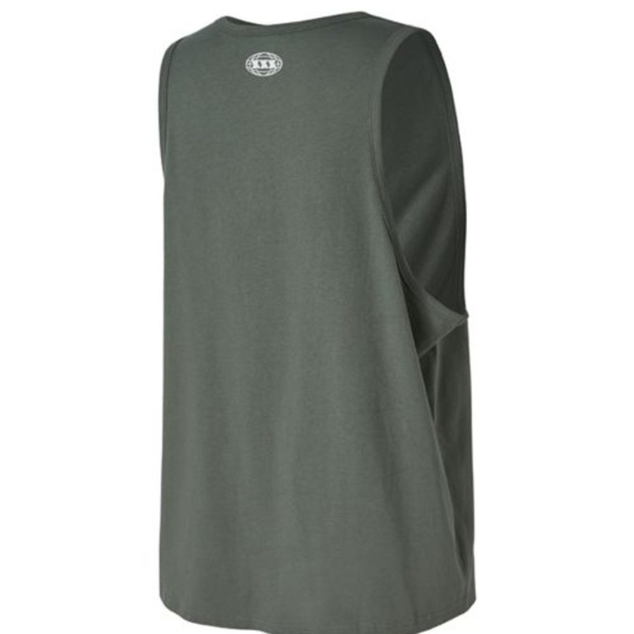 Pure Cotton Arch Logo Sleeveless — Khaki