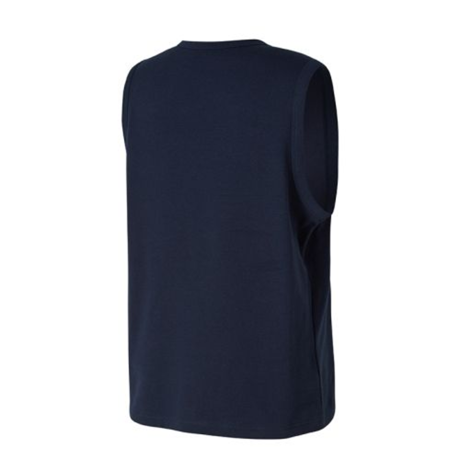 Muscle Fit Dual Sleeveless — Navy