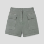 KUHO [Golf] Pocket Detail Denim Shorts – Khaki