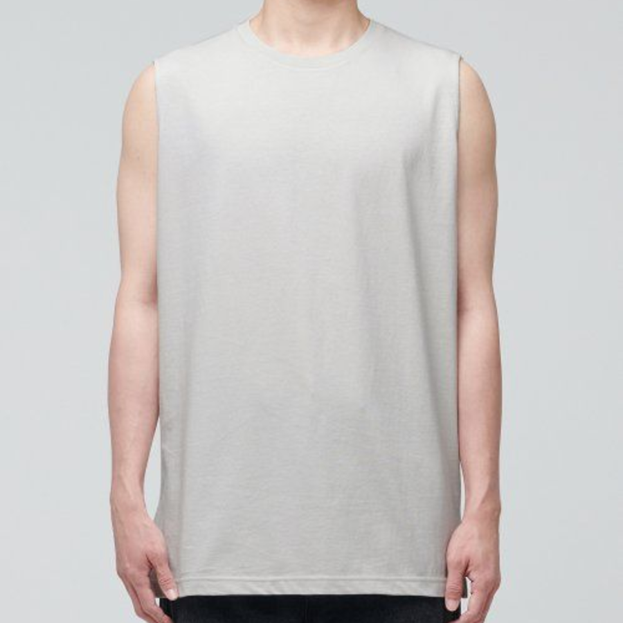 Layered Sleeveless Tank — Regular Length — Mushroom