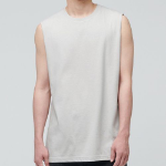 Layered Sleeveless Tank — Regular Length — Mushroom