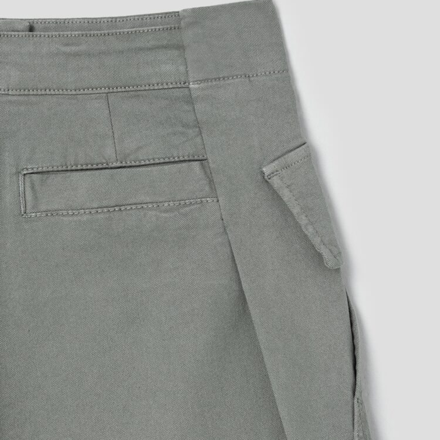 KUHO [Golf] Pocket Detail Denim Shorts – Khaki