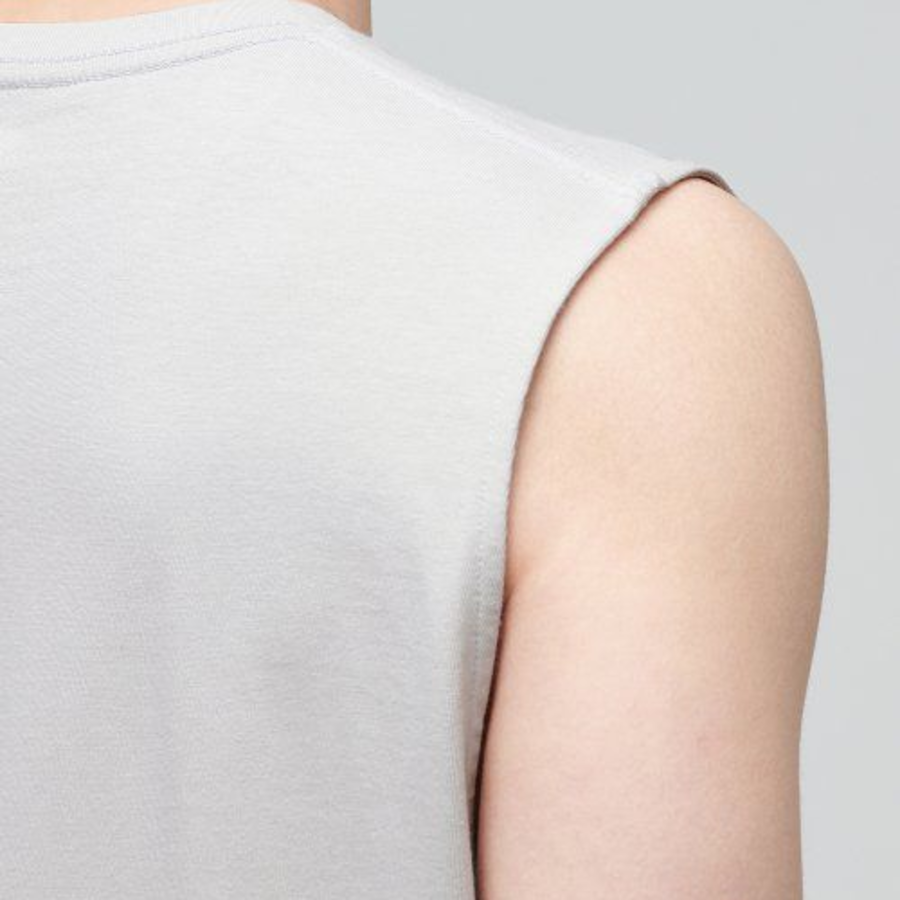 Layered Sleeveless Tank — Regular Length — Mushroom