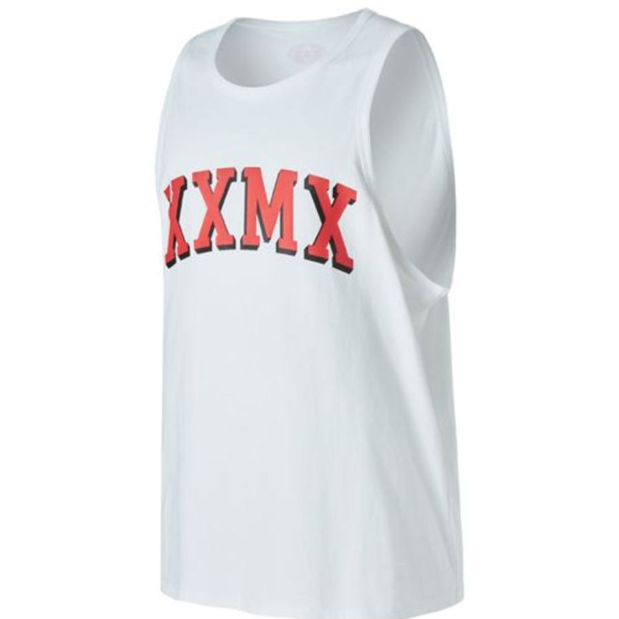 Pure Cotton Arch Logo Sleeveless — White