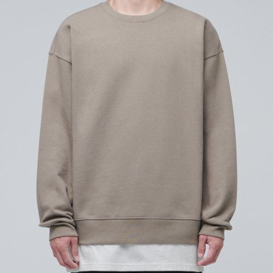 Layered Sleeveless Tank — Long Length — Oatmeal