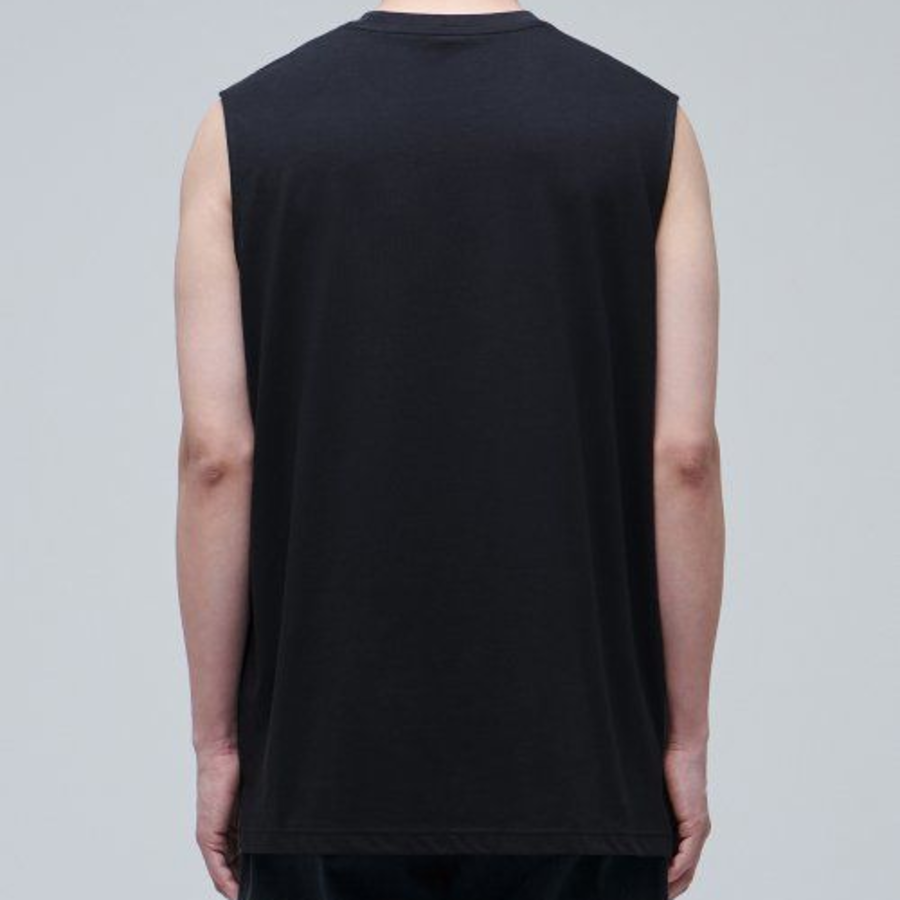 [Coolstand] Relaxed Sleeveless Tank — Black