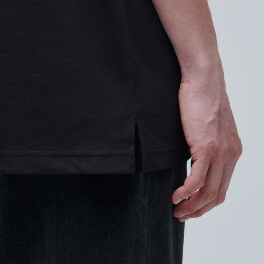 [Coolstand] Relaxed Sleeveless Tank — Black