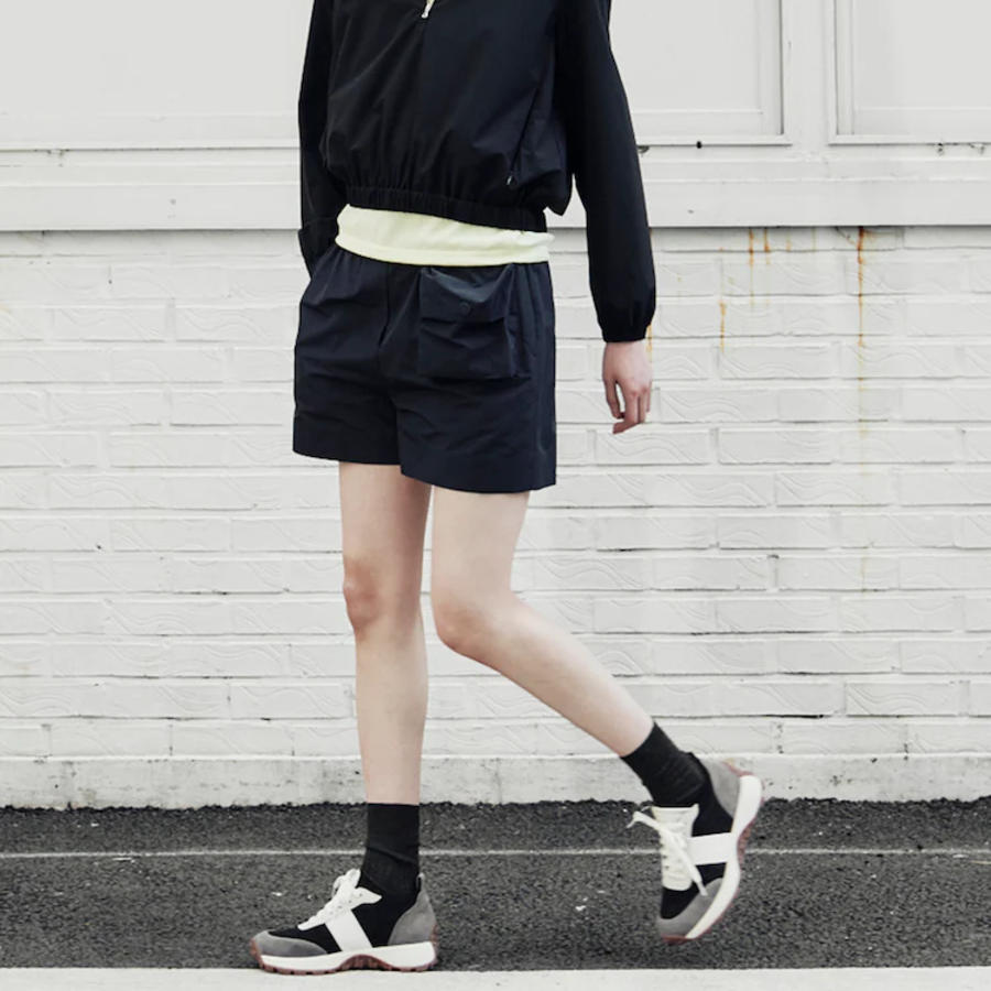 KUHO [Golf] Solid Pocket Detail Shorts - Navy