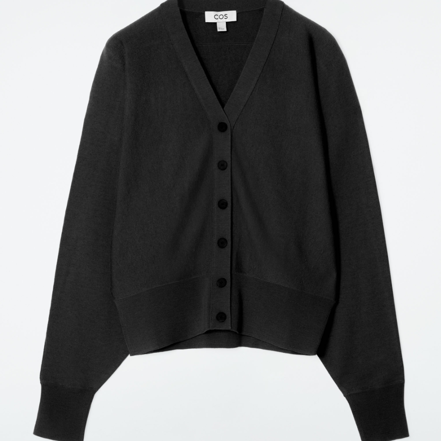 COS – Batwing-Sleeve Merino Wool Cardigan