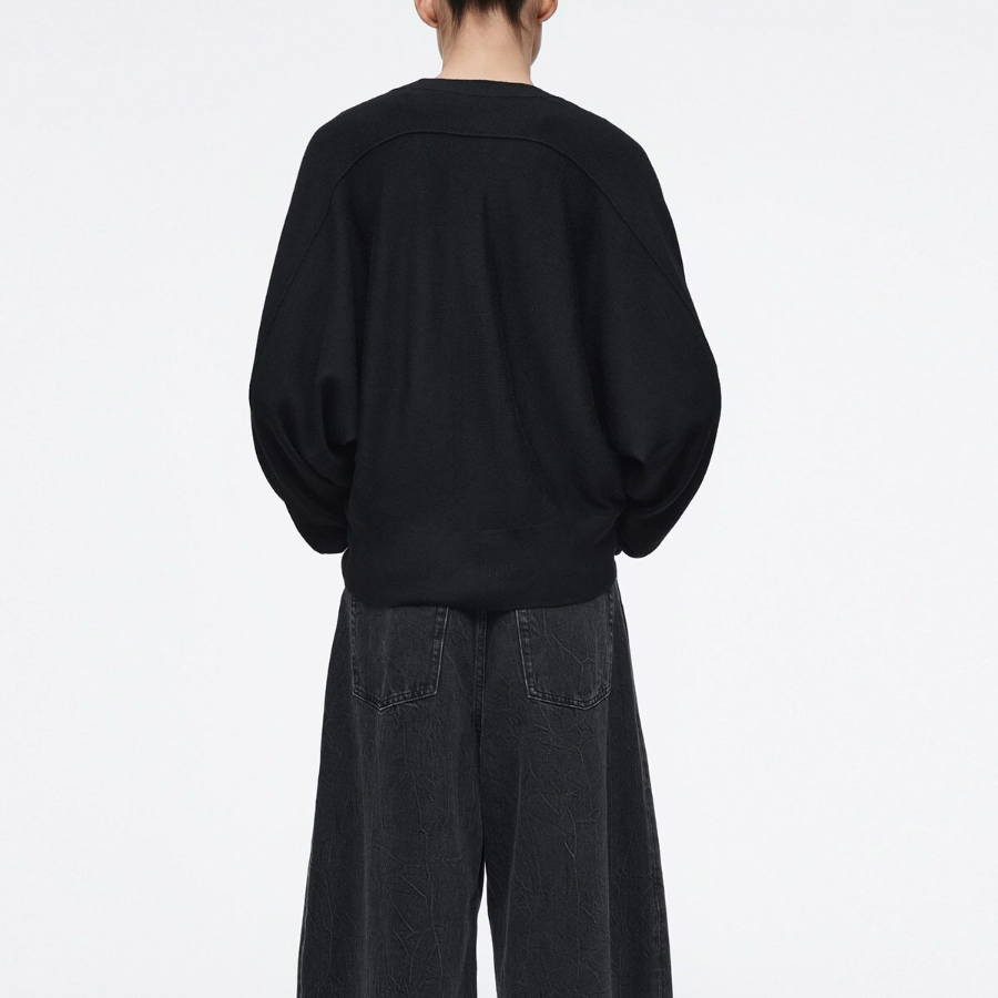 COS – Batwing-Sleeve Merino Wool Cardigan