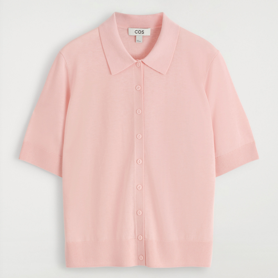 COS – Merino Wool-Blend Polo Cardigan