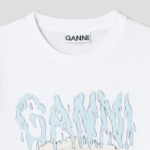 GANNI [EXCLUSIVE] Basic Jersey Teddy Relaxed T-shirt - Bright White