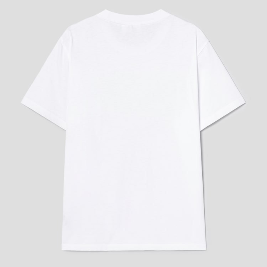 GANNI Basic Jersey Teddy Relaxed T-shirt -  White