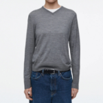COS – Merino Wool V-Neck Sweater