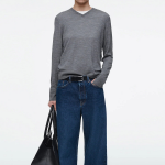 COS – Merino Wool V-Neck Sweater