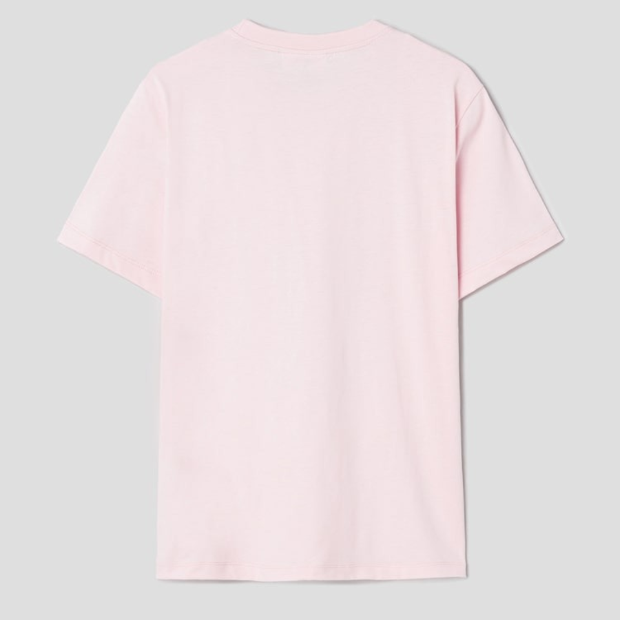 GANNI [EXCLUSIVE] Basic Jersey Teddy Relaxed T-shirt - Primrose Pink