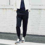 KUHO [Golf] Color Block Detail Jogger Pants - Black