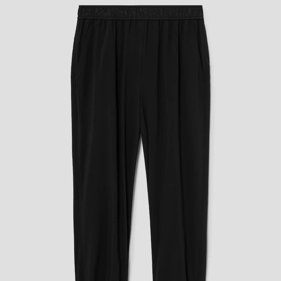 KUHO [Golf] Color Block Detail Jogger Pants - Black