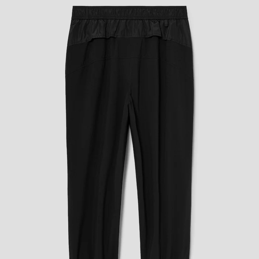 KUHO [Golf] Color Block Detail Jogger Pants - Black