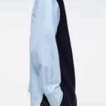 COS – Deconstructed Poplin Panel Wool Sweater