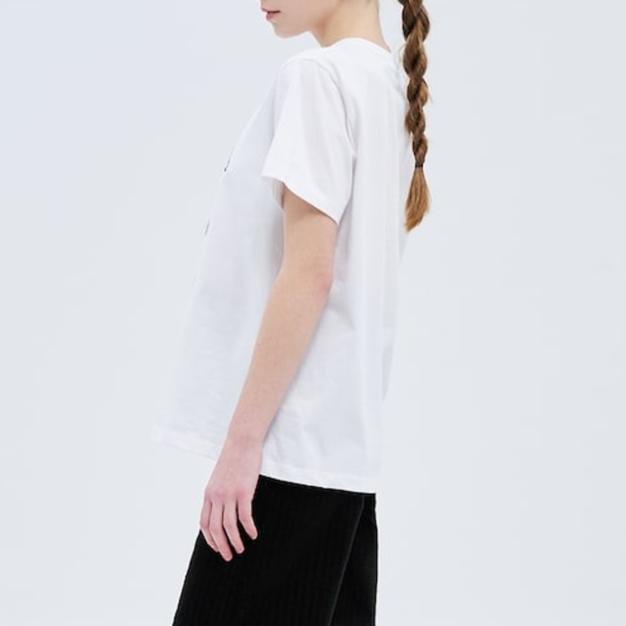 GANNI [EXCLUSIVE] Basic Jersey Bear Relaxed T-shirt - White