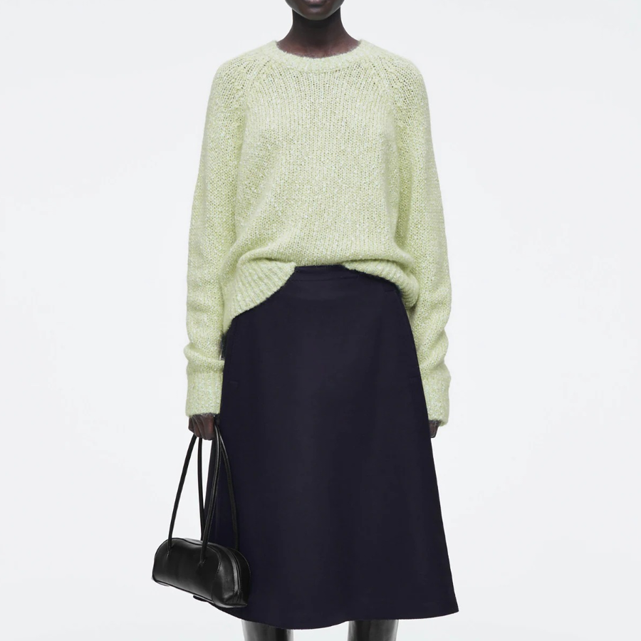 COS – Flecked Mohair-Blend Sweater