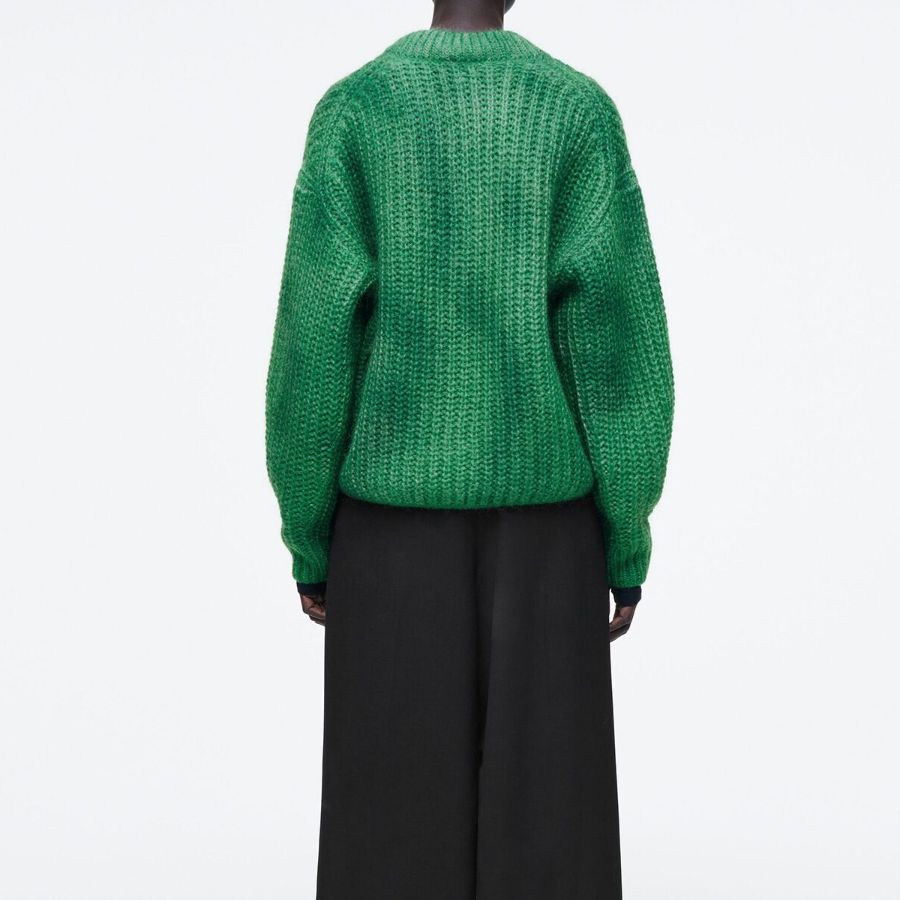 COS – Spray Effect Mohair V-Neck Sweater