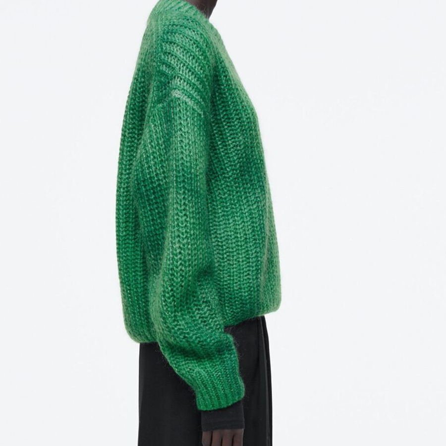 COS – Spray Effect Mohair V-Neck Sweater