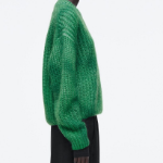 COS – Spray Effect Mohair V-Neck Sweater