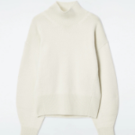 COS – Funnel-Neck Waist Wool Sweater