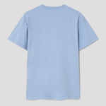 GANNI Re-cut Basic Cotton Jersey Relaxed T-shirt - Soft Chambray