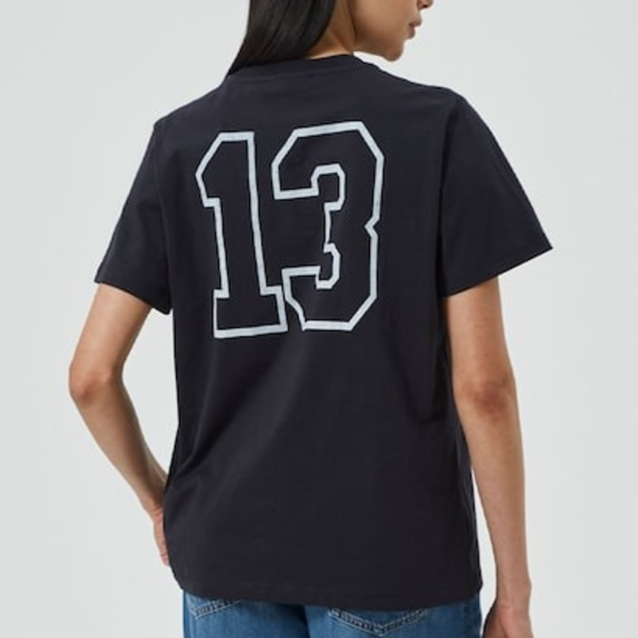 GANNI Basic Cotton Witch Relaxed T-shirt - Phantom