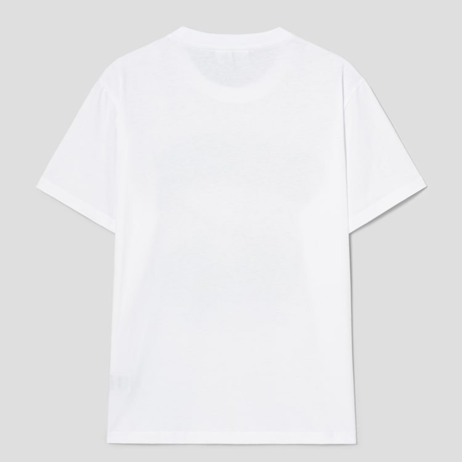 GANNI Basic Jersey Cherry Relaxed T-Shirt - White