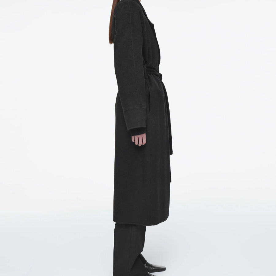 COS – Belted Double-Face Wool Coat