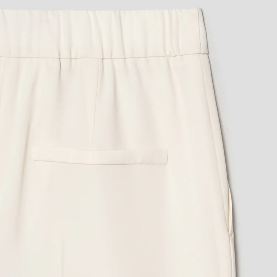 KUHO Capri Tapered Fit Pants - Ivory