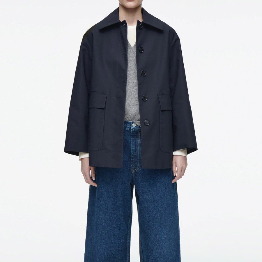 COS Collar Cotton Car Jacket